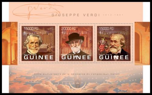 Potovn znmky Guinea 2013 Giuseppe Verdi Mi# 9870-72 Kat 20