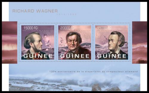 Potovn znmky Guinea 2013 Richard Wagner Mi# 9886-88 Kat 20 - zvtit obrzek