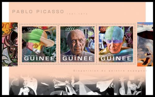 Poštovní známky Guinea 2013 Pablo Picasso Mi# 9914-16 Kat 20€