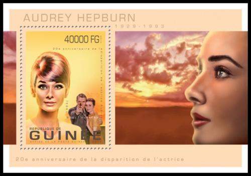 Potovn znmka Guinea 2013 Audrey Hepburn Mi# Block 2255 Kat 16 - zvtit obrzek