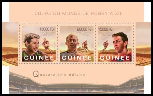 Potovn znmky Guinea 2013 MS v rugby Mi# 9934-36 Kat 20