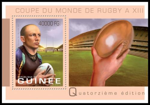 Potovn znmka Guinea 2013 MS v rugby Mi# Block 2258 Kat 16 - zvtit obrzek