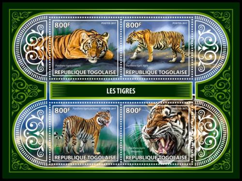 Poštovní známky Togo 2017 Tygøi Mi# 8336-39 Kat 13€