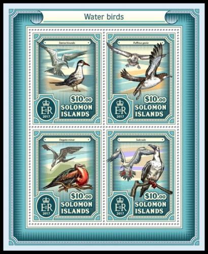 Potovn znmky alamounovy ostrovy 2017 Vodn ptci Mi# 4260-63 Kat 12 - zvtit obrzek