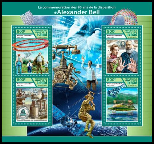 Potovn znmky ad 2017 Alexander Graham Bell Mi# 3161-64 Kat 13