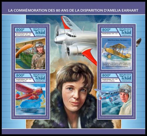 Potovn znmky ad 2017 Amelia Earhart Mi# 3171-74 Kat 13 - zvtit obrzek