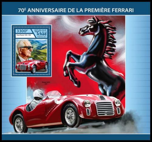 Potovn znmka ad 2017 Ferrari Mi# Block 735 Kat 13