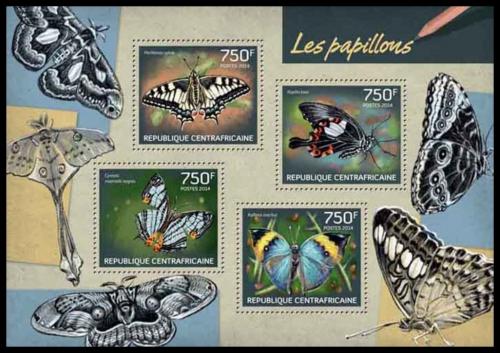 Poštovní známky SAR 2014 Motýli Mi# 4615-18 Kat 14€