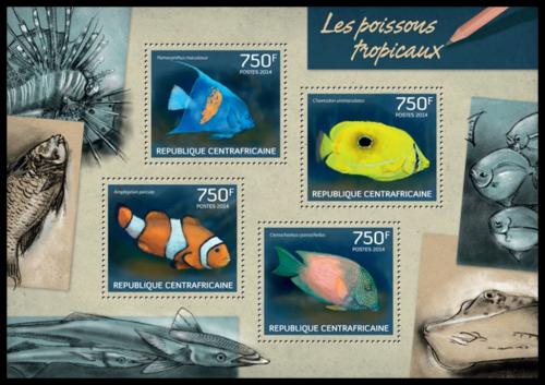Poštovní známky SAR 2014 Ryby Mi# 4625-28 Kat 14€