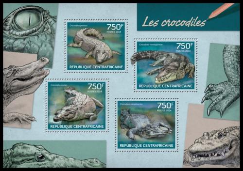 Poštovní známky SAR 2014 Krokodýli Mi# 4630-33 Kat 14€