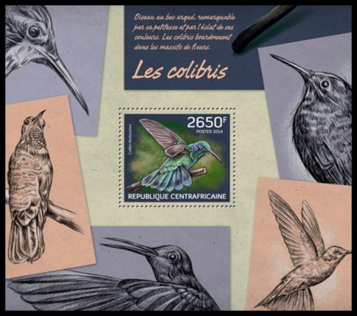 Poštovní známka SAR 2014 Kolibøíci Mi# Block 1140 Kat 12€