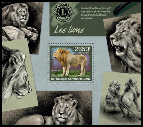 Poštovní známka SAR 2014 Lvi Mi# Block 1145 Kat 12€