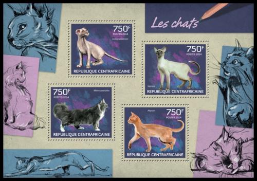 Poštovní známky SAR 2014 Koèky Mi# 4670-73 Kat 14€ 