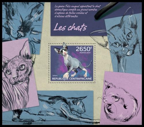 Poštovní známka SAR 2014 Koèky Mi# Block 1147 Kat 12€