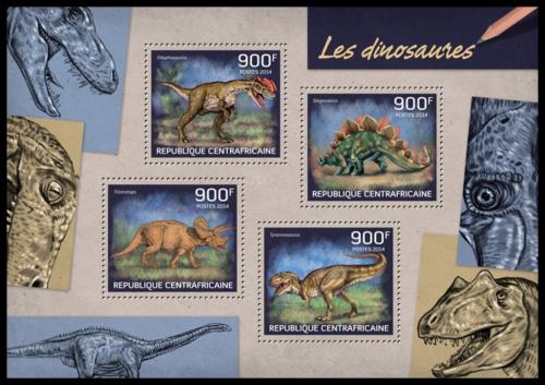 Poštovní známky SAR 2014 Dinosauøi Mi# 4690-93 Kat 16€