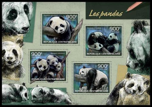 Poštovní známky SAR 2014 Pandy Mi# 4720-23 Kat 16€
