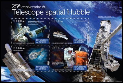 Potovn znmky Guinea 2015 Hubblev vesmrn dalekohled Mi# 11248-51 Kat 16 - zvtit obrzek