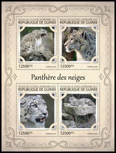 Poštovní známky Guinea 2017 Irbis Mi# 12256-59 Kat 20€