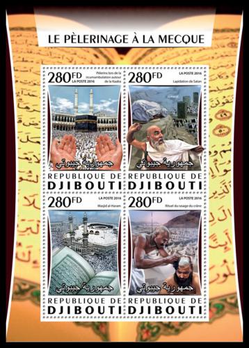 Poštovní známky Džibutsko 2016 Pou� do Mekky Mi# 1109-12 Kat 12€