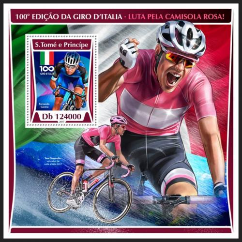 Potovn znmka Svat Tom 2017 Giro dItalia Mi# Block 1309 Kat 12 - zvtit obrzek