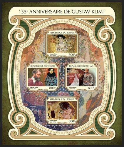 Poštovní známky Èad 2017 Umìní, Gustav Klimt Mi# 2996-99 Kat 13€