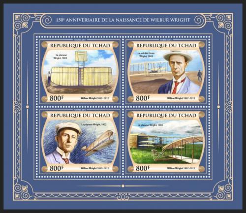 Poštovní známky Èad 2017 Wilbur Wright Mi# 3281-84 Kat 13€