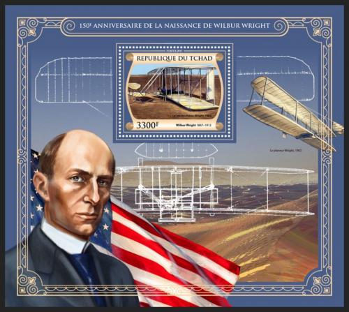 Poštovní známka Èad 2017 Wilbur Wright Mi# Block 757 Kat 13€