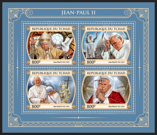 Potovn znmky ad 2017 Pape Jan Pavel II. Mi# 3326-29 Kat 13 - zvtit obrzek