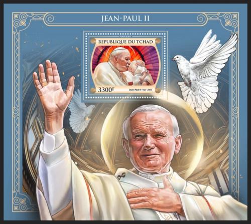 Potovn znmka ad 2017 Pape Jan Pavel II. Mi# Block 766 Kat 13 - zvtit obrzek