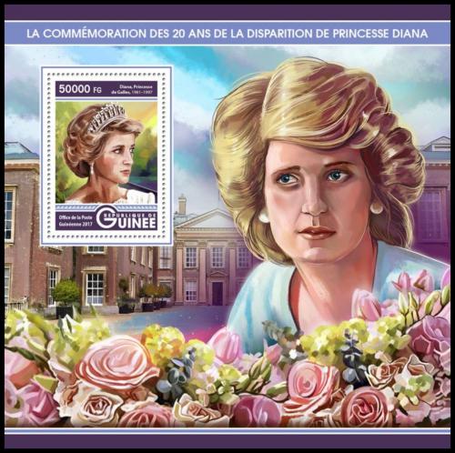 Poštovní známka Guinea 2017 Princezna Diana Mi# Block 2775 Kat 20€ 