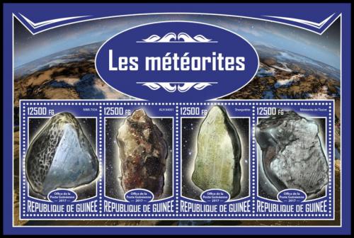 Potovn znmky Guinea 2017 Meteority Mi# 12406-09 Kat 20 - zvtit obrzek