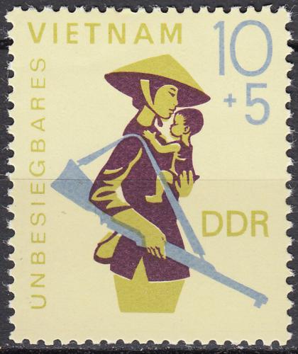 Poštovní známka DDR 1968 Pomoc Vietnamu Mi# 1371