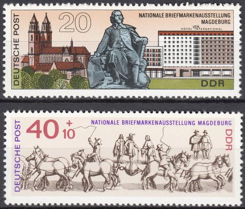 Poštovní známky DDR 1969 Magdeburg Mi# 1513-14