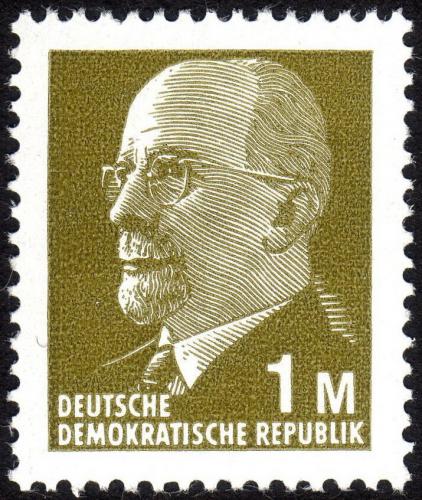 Poštovní známka DDR 1969 Prezident Walter Ulbricht Mi# 1540