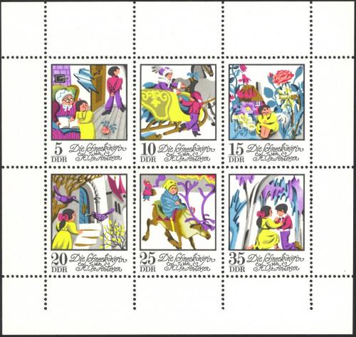 Poštovní známky DDR 1972 Pohádka Snìhová královna Mi# 1801-06 Kat 6€