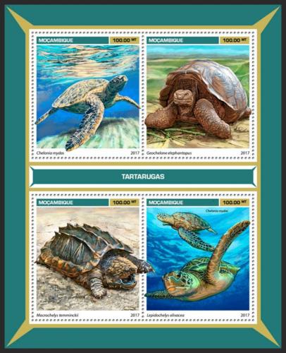 Poštovní známky Mosambik 2017 Želvy Mi# 9069-72 Kat 22€