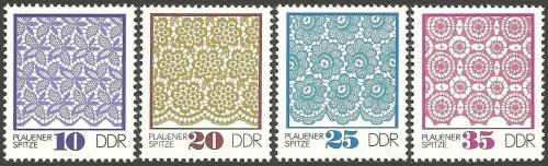 Poštovní známky DDR 1974 Krajky Mi# 1963-66