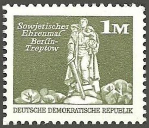 Poštovní známka DDR 1974 Váleèný památník v Berlínì Mi# 1968