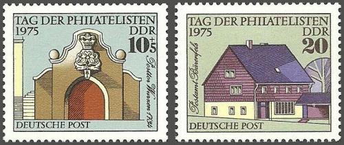 Poštovní známky DDR 1975 Den filatelistù Mi# 2094-95