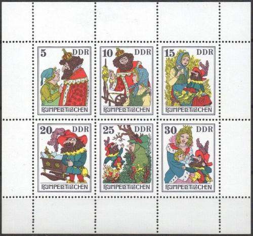 Poštovní známky DDR 1976 Pohádka Rampelník Mi# 2187-92