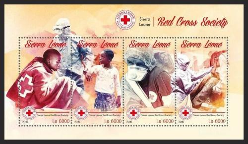 Poštovní známky Sierra Leone 2015 Èervený køíž Mi# 6707-10 Kat 11€