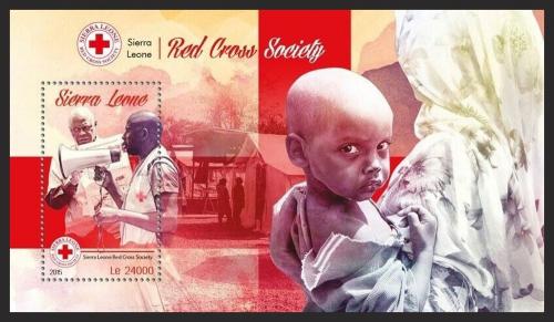 Poštovní známka Sierra Leone 2015 Èervený køíž Mi# Block 874 Kat 11€
