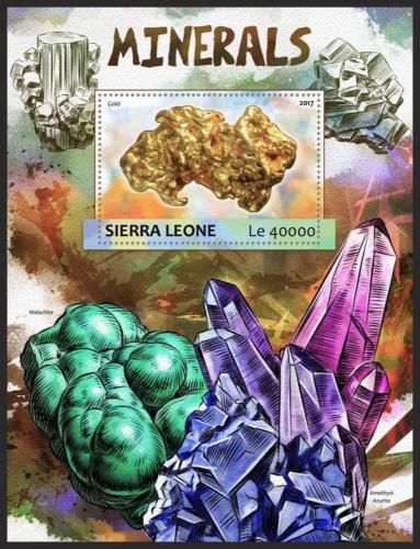 Potovn znmka Sierra Leone 2017 Minerly Mi# Block 1175 Kat 11 - zvtit obrzek