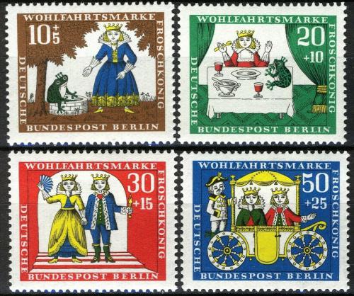 Poštovní známky Západní Berlín 1966 Žabí princ Mi# 295-98