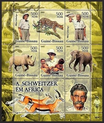 Potovn znmky Guinea-Bissau 2005 Africk fauna Mi# 3269-74 Kat 12 - zvtit obrzek