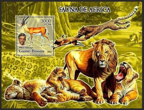 Potovn znmka Guinea-Bissau 2005 Africk fauna Mi# Block 537 Kat 12