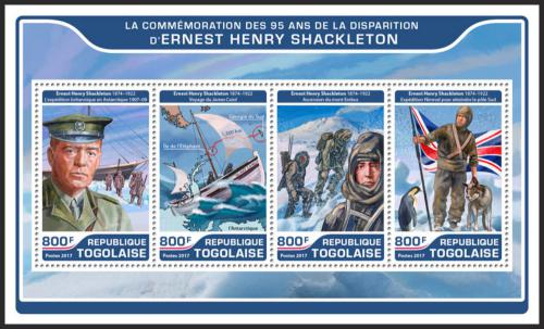 Poštovní známky Togo 2017 Ernest Shackleton Mi# 8094-97 Kat 13€