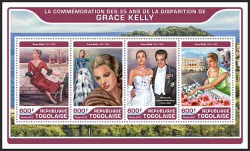 Potovn znmky Togo 2017 Grace Kelly Mi# 8124-27 Kat 13 - zvtit obrzek