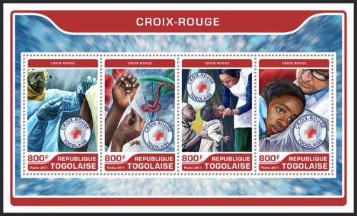 Poštovní známky Togo 2017 Èervený køíž Mi# 8159-62 Kat 13€