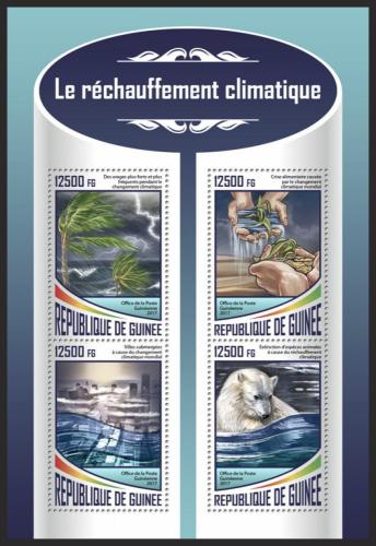 Potovn znmky Guinea 2017 Klimatick zmny Mi# 12675-78 Kat 20 - zvtit obrzek